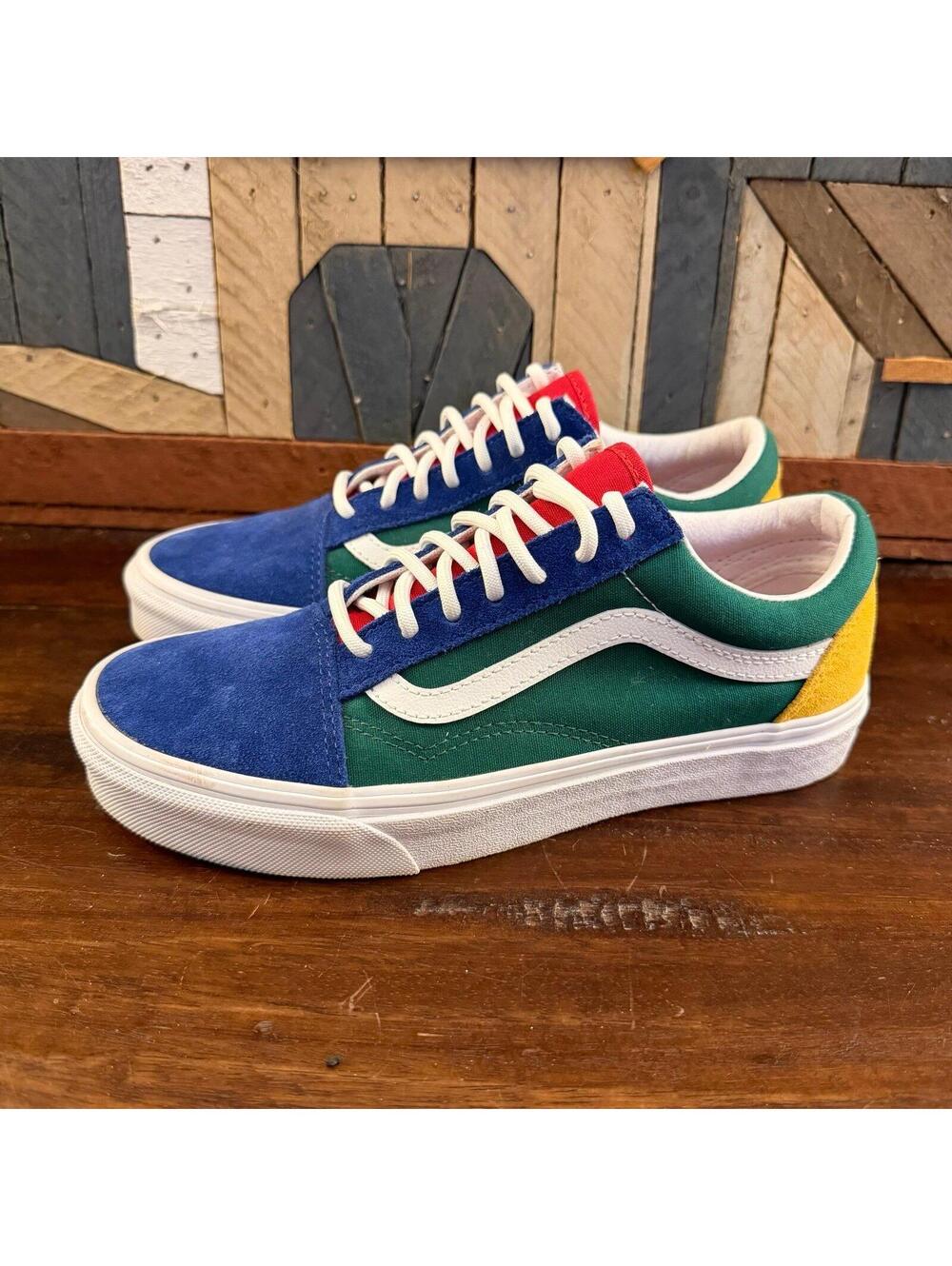 Vans Old Skool Yacht Club - Colorblock Suede/Canvas‎ Sneakers Men 5.5 Women 7